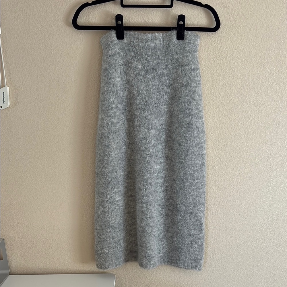 Rachel Comey Keller Skirt Gray Wool NWT
